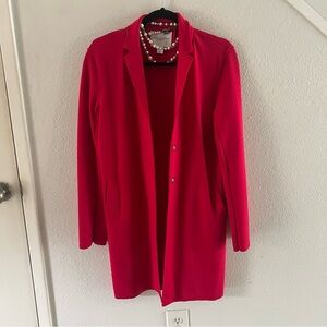 Women's Pink Coat Sweater